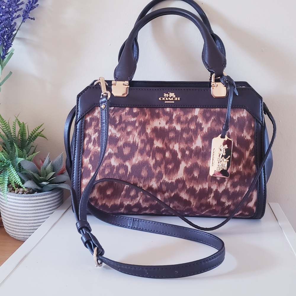 COACH 32681 MADISON OCELOT PRINT LEXINGTON LI/MULTICOLOR
